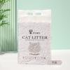 Areia para Gatos de Tofu Transfronteiriça Desodorizada Sem Poeira Sabor Leite Areia de Tofu Especial para Gatos de Gatis Bentonita Carvão de Bambu Misturada Areia para Gatos