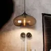 Lámpara colgante creativa minimalista moderna de bola de cristal de colores para pasillo, lámpara colgante pequeña de una sola cabeza nórdica para dormitorio, comedor, mesa, barra