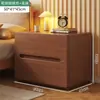 Mesita de noche para dormitorio de casa Gabinete de almacenamiento de lujo ligero Pequeño para habitación de alquiler Dormitorio principal Nuevo estilo 2026 Vitrina