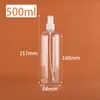 Atacado Frasco Spray de Álcool Transparente 30ml Frasco Recarregável 50ml Frasco com Spray de Pressão Garrafa Plástica PET