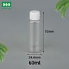 Fabricante 30ml 40ml 60ml 250ml Pcr Pet Frasco de Ombro Plano Frasco Cosmético Portátil Frasco Spray Embalagem Transparente