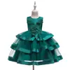 Falda de Tule Multinivel para Pastel de Comercio Exterior Infantil, Vestido de Dama de Flores para Boda, Atuendo para Actuación de Baile Escolar