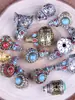 Accesorios de cuentas budistas: Accesorios para pulsera de 108 cuentas, cabeza de torre de plata del Tíbet, cabeza de Buda de tres vías, cuentas de oración Bodhi Vajra, cuentas de pedrería, cuentas sueltas, cuentas redondas