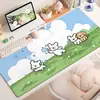 Mouse Pad Fofo, Tamanho Extra Grande para Meninas, Alto Valor Estético, Tapete para Mesa de Computador de Escritório, Tapete Grande para Teclado de Mesa de Estação de Trabalho