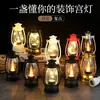 Venta al por mayor transfronteriza Velas electrónicas Velas de Navidad Decoraciones de Halloween Linternas LED vintage Lámparas de huracán Regalos artesanales