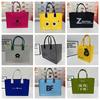 Bolso de fieltro personalizado bolsa de publicidad para el hogar bolsa de ropa bolso de mano bolso de fieltro Mori logo personalizado