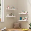 Estante de Almacenamiento para Pared sin Taladro para Uso Doméstico, Estante de Exhibición Estilo Ondulado para Sala de Estar, Estante de Almacenamiento para Decoración de Habitación Infantil