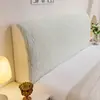 Funda gruesa de algodón espacial para cabecero de cama universal estilo ins, funda suave antipolvo para cabecero, funda para reposacabezas de cama al por mayor