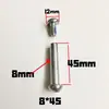 Ruedas de Maleta 6mm-8mm Remache Tornillo Dedicado Varilla de Unión Rueda de Estuche Reparación de Equipaje Remache de Reemplazo