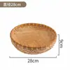 Cesta de Bambú Tejido para Tamales, Cesta de Bambú Tejido para Tamales, Cesta Redonda de Almacenamiento y Escurridor Hecha a Mano Estilo Granja, Cesta de Bambú