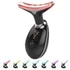 Dispositivo de Massagem para Pescoço Bonito Transfronteiriço Dispositivo para Rugas no Pescoço 7 Cores Dispositivo de Importação Dispositivo de Beleza com Vibração Dispositivo V-Face Dispositivo Especial Pequeno Golfinho para Pescoço Bonito