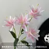 Arreglo Floral Artificial de Lirio de Doble Pétalo 3D Narciso Lirio Arreglo Floral de Piso para Bodas Fotografía de Bodas Fábrica de Flores Artificiales de Comercio Exterior