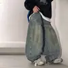 Calça jeans masculina, estilosa e legal, calça de outono infantil, estilo de rua moderno, nova coleção de outono 2026, roupas de outono para crianças maiores, calça de perna curva, moderna