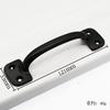 Tira Alloy Handle Vintage Antiquado Gaveta Móveis Armário de Cozinha Maçaneta da Porta Ponte Antigo Estilo Chinês Ming Suit