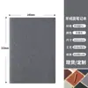 Caderno A5 de Tecido Espesso com Logotipo Personalizado, Bloco de Notas Exclusivo para Venda Transfronteiriça, Livro de Atas em Camurça de Pele de Ovelha, Planejador