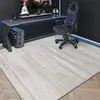 Alfombra para sala de e-sports, tapete para piso de silla de computadora, silla giratoria, silla de e-sports, absorbente de agua, secado rápido, tapete antideslizante, para uso doméstico, resistente a la suciedad, tapete insonorizado