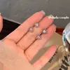 Clavos Explosivos de Amor para Hueso del Oído Base Plana para Dormir Sin Necesidad de Quitar Exquisitos Clavos para Hélice de Oído con Circonita para Mujeres