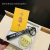 Shenzhen Shuibei Logo de Carro Dourado Ouro Puro 999 Novo Logo de Carro Pingente Chaveiro Presente para Pai e Marido