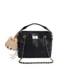 Bolso de mano con cierre de broche esmerilado transfronterizo, bolso tote para mujer acolchado con diamantes de lujo ligero, bolso de hombro con cadena vintage de alta gama