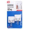KM 209 gancho quadrado gancho vertical gancho de aço inoxidável gancho adesivo 2PCs