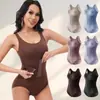 Ropa interior moldeadora de una pieza transfronteriza, doble capa, control de abdomen, estilo triángulo, abotonada, entrepierna abierta, realce de glúteos, moldeador de cintura, corsé, ropa interior para levantar caderas para mujer