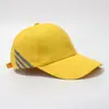 Cap Baseball Luminoso para Alunos do Ensino Fundamental e Médio Estampagem de Logo Bordado 100% Algodão Cap Baseball Refletivo Em Estoque Cap Boné de Bico Boné de Baseball de Verão