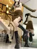 Falda plisada con abertura inspirada en el diseño negro para mujer, Novedad Primavera 2026, de cintura alta, adelgazante, casual, exterior, falda corta