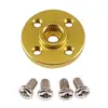 Cuerno de Servo Metálico 25T Disco Redondo Pequeño Estándar para Servo MG995 MG996R Cuerno de Servo Metálico Agujeros para Tornillo M2 M3