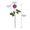 Flores Artificiales de Rosa Realistas con un Toque Dulce, Fabricante Transfronterizo de Flores Artificiales, Flores Falsas y Plantas Verdes al por Mayor, Manualidades para Decoración de Bodas, Estilo Ins