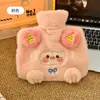 Bolsa de Agua Caliente con Cubierta de Peluche de Animal de Dibujos Animados, Calentador de Manos Relleno de Agua, Calentador de Vientre Grande, Bolsa de Agua Caliente Engrosada a Prueba de Explosiones