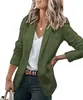 Jaqueta Elegante de Novo Estilo Outono 2026 Europeia e Americana Mais Vendida Feminina Manga Longa Gola Colorida Blazer de Terno de Botão Único