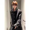 Sencillo y elegante, estilo casual japonés, moderno y versátil, artístico y a la moda, chaqueta de dos piezas falsa, nuevo estilo de Instagram, Harajuku