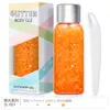 Manicura diy resaltador corporal protección ambiental botella fábrica traje maquillaje de escenario brillo flash facial gel pintado lote