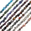 Piedra Natural Irregular Agujero Recto Forma de Cuentas Hechas a Mano DIY Collar Pulsera Colgante con Cuentas Accesorios de Joyería