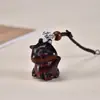 Tallados de Animales Zodiacales en Palo de Rosa - Cordones para Teléfono de Madera Maciza, Dijes para Bolsos y Colgantes Decorativos - Mayoreo