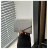 Billetera pequeña plegable de moda con estampado de pentagrama de brillo fino, tapa abatible simple estilo sobre con múltiples ranuras para tarjetas, transfronterizo
