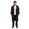 Venta al por mayor de fábrica alta calidad tela Oxford PVC poncho largo de una pieza para exteriores protección laboral sitio de construcción impermeable impermeable reflectante