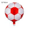 Balão de futebol preto e branco de 18 polegadas, balão de futebol, basquete, beisebol, esportes, filme de alumínio, balão, copo europeu, adereços decorativos
