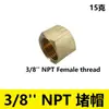 Conector Roscado de Latón NPT de 1/2 pulgada Adaptador de Tubería Macho, Conector Roscado Hexagonal Rosca Exterior NPT de 1"