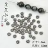 Novo Estilo Chinês Preto Fosco Contas Espaçadoras Básicas de Liga Material para DIY Acessórios Pulseira Colar Joias Contas Soltas