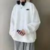 Suéter de gola redonda malha masculina marca moderna bonito temporada outono e inverno camada base 2026 novo top masculino de temperamento slim fit