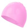 Gorro de Natación de Silicona Impermeable de Goma para Adultos Jóvenes Cabello Largo Protector Solar Color Sólido Gorro de Natación Profesional