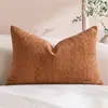 Nuevas fundas de cojín cuadradas lisas estilo nórdico, fundas de cojín decorativas texturizadas simples para sofás de sala de estar, decoraciones de casa de huéspedes y stock listo para enviar