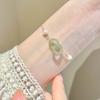 Pulsera con Hebilla de Seguridad Entrelazada para Mujer, Nueva Moda, Lujo Ligero, Estilo Minimalista, Diseño de Nicho, Joyería de Alta Gama