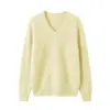 Novedades para Otoño/Invierno 26: Suéter básico de polar con cuello redondo, jersey de polar de cachemira de seda de morera, suéter de lana de corte holgado