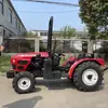 Tractor King de Invernadero Rojo Oriental Sk504G 50 Caballos de Fuerza Cuatro Cilindros Dirección Hidráulica Tractor con Ruedas Específico para Huertos