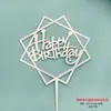 Te deseamos longevidad, salud y longevidad, Insignias de Acrílico Engrosado para Pasteles, Insignias para Postres de Repostería