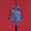 Saquinho Saco da Sorte Pouch Bordado Estilo Chinês Pingente de Mão para Levar na Viagem Bolsa Repelente de Mosquitos Bolsa Vazia Saquinho Antigo de Palácio