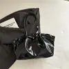 Bolsa de ombro casual estilo coreano, alta qualidade, moderna, grande capacidade, plissada, retrô, novidade 2026, adequada para trabalho e deslocamento