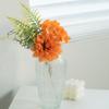 Flor artificial dalia hortensia flor para respaldo de silla flor cruzada olla caliente transfronteriza con maceta falsa flor pequeña flor de seda venta al por mayor